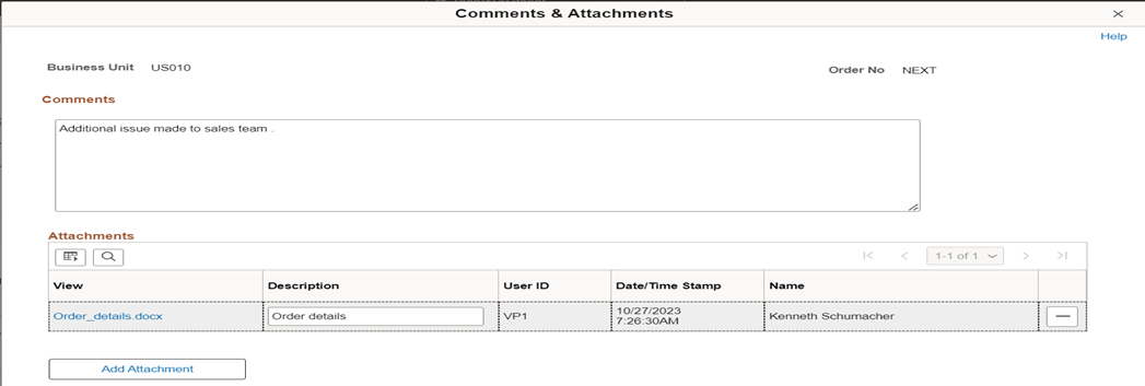 Comments&Attachments