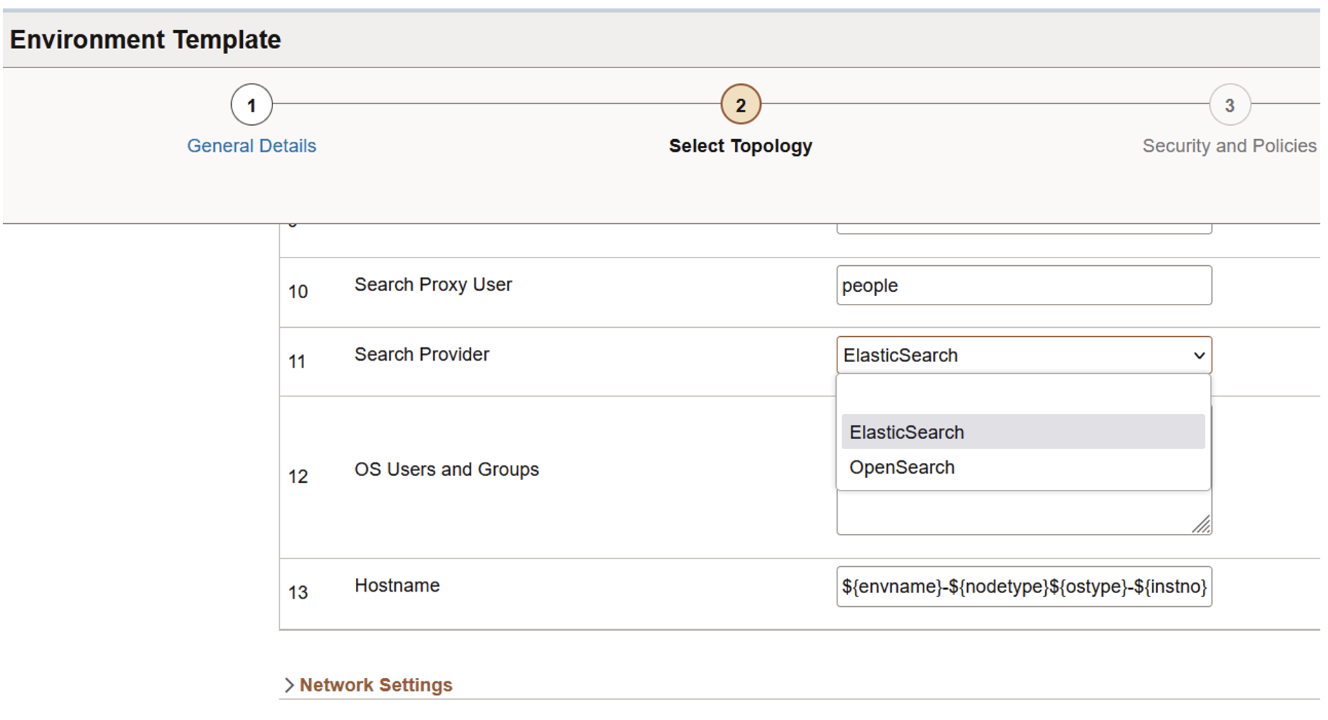 Environment Template