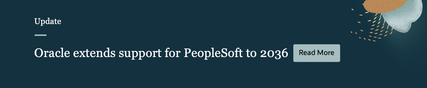 PeopleSoft support extension - 2036