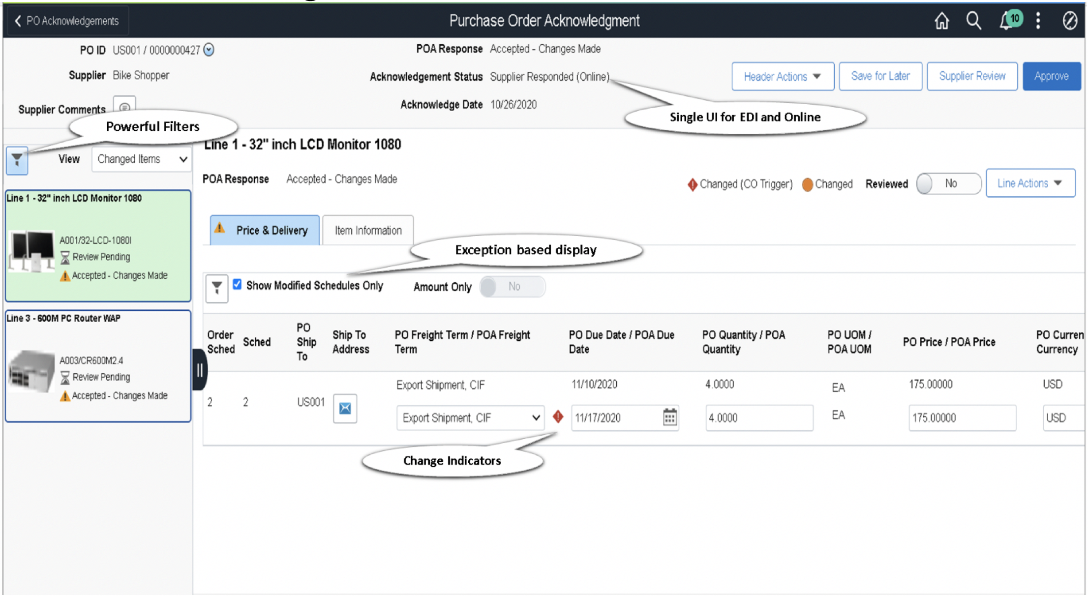 Purchase Order Acknowledgement