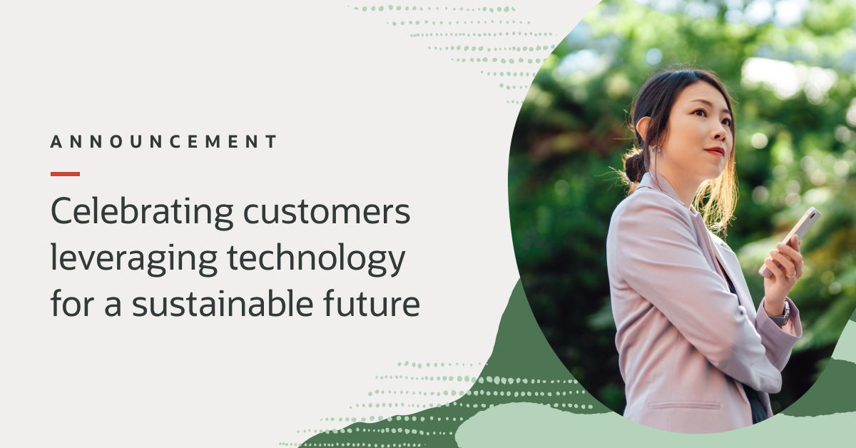 2023 Sustainability Awards announcement