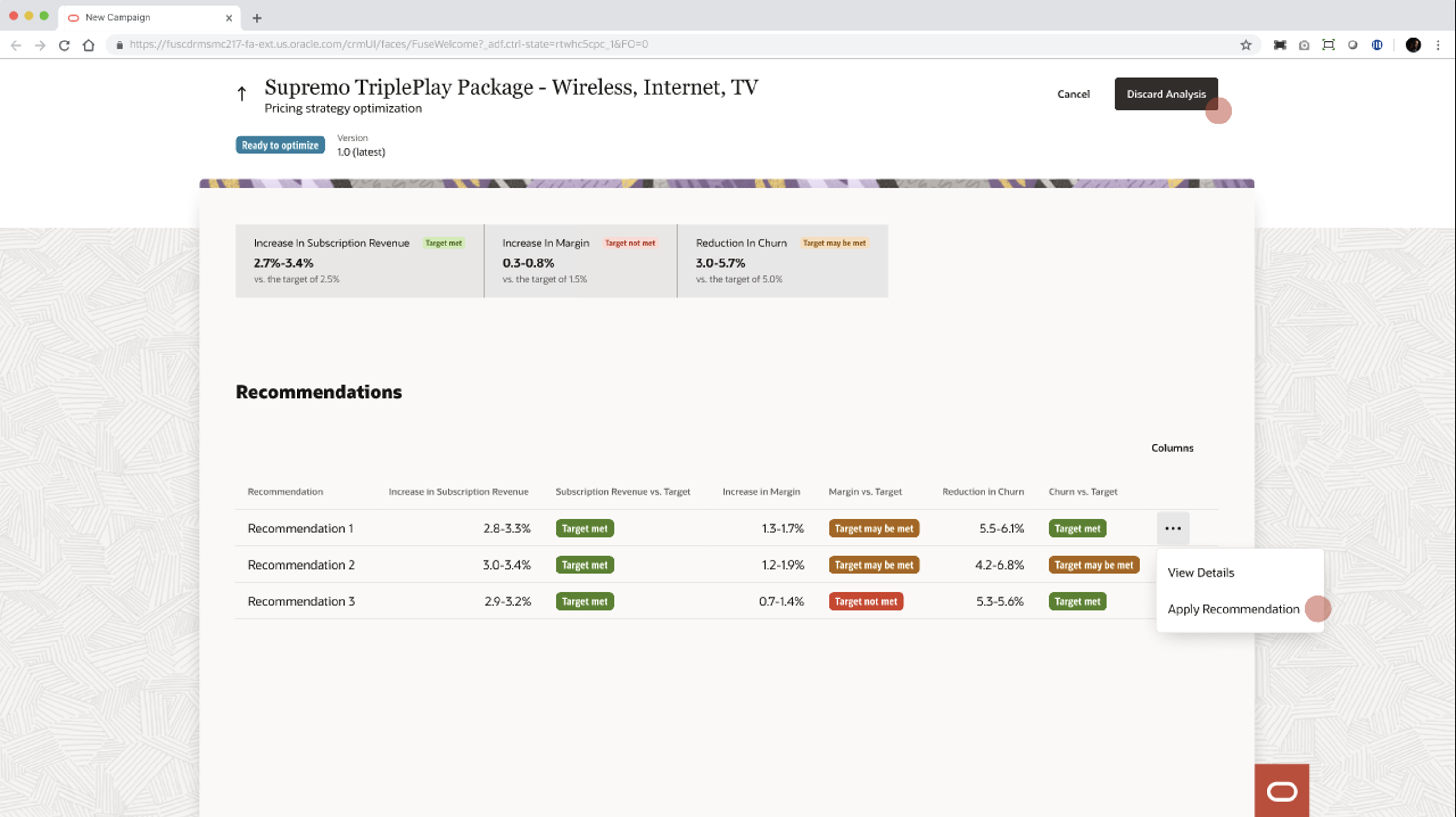 View recommendations
