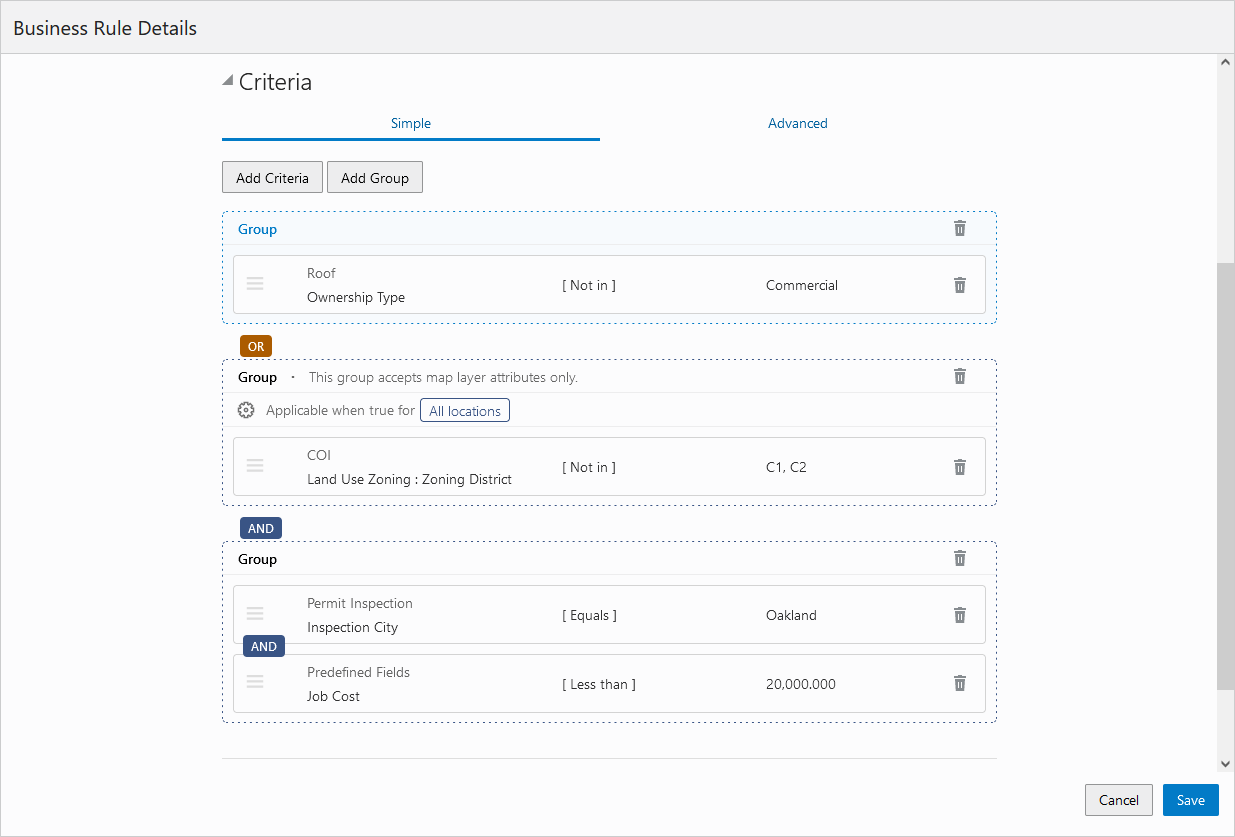 Business Rules Framework 