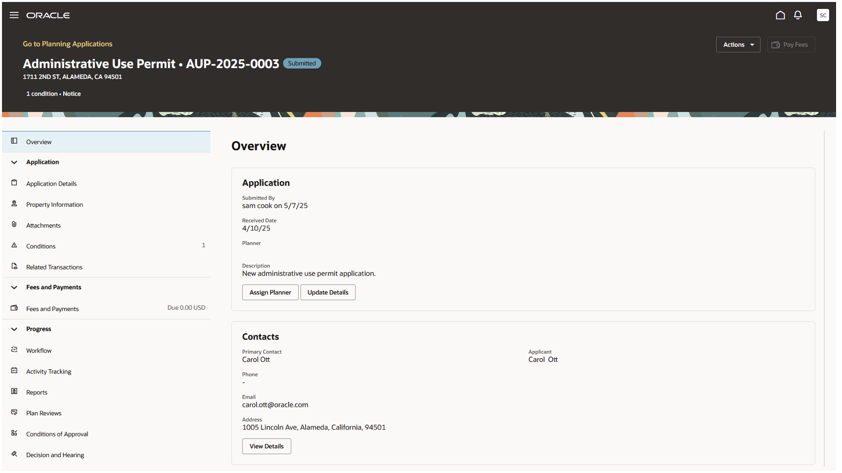 Administrative Use Permit