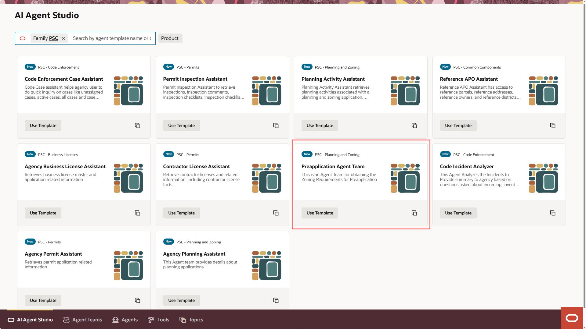 Preapplication Agent