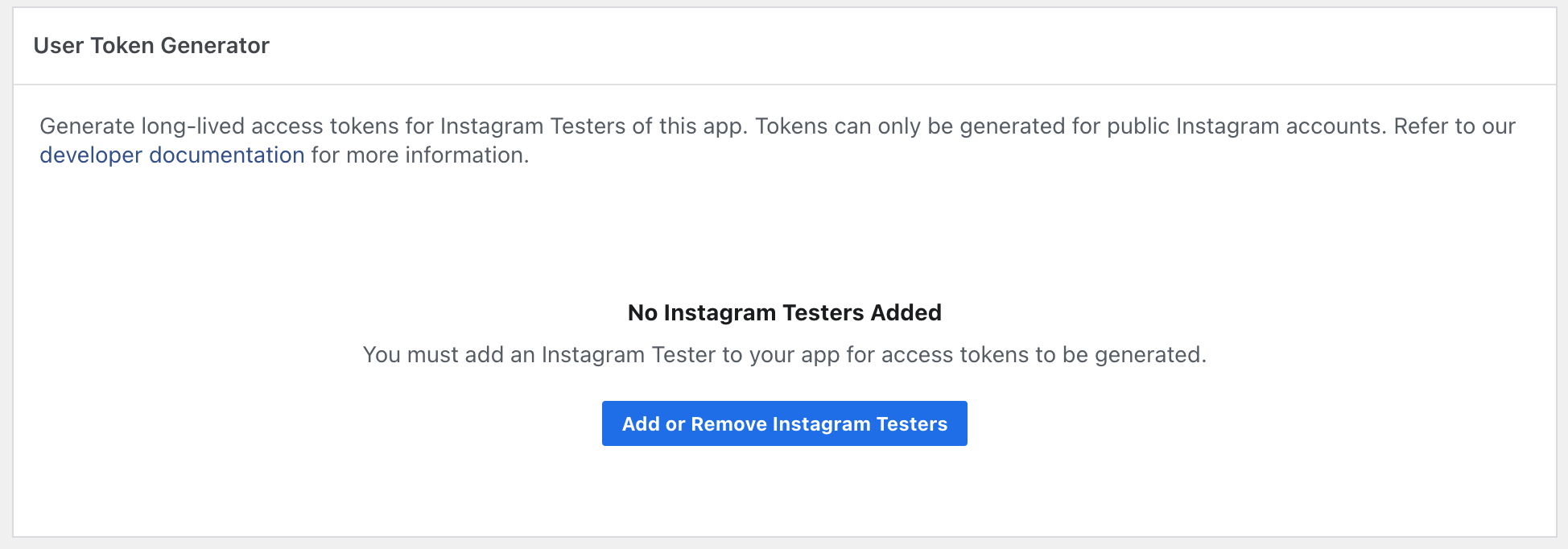 generate IG token