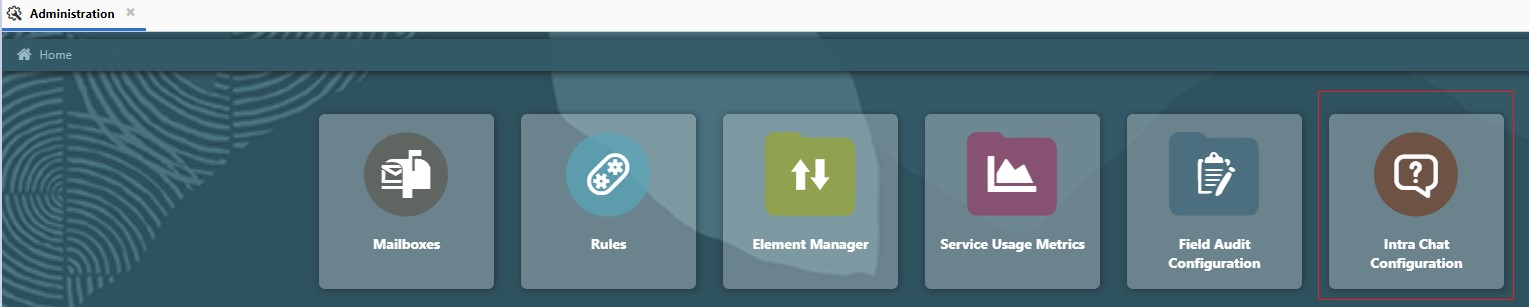 Intra Chat admin tab