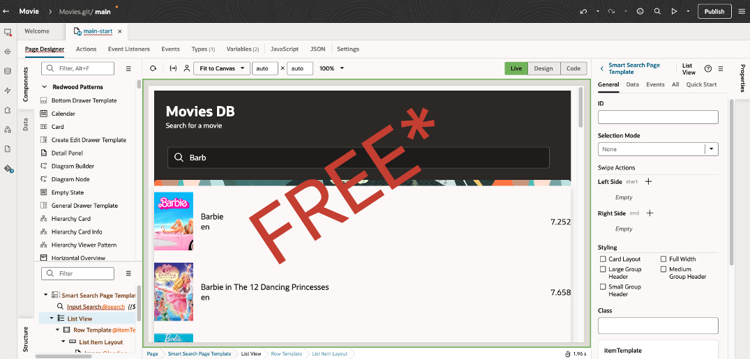 Visual Development Environment