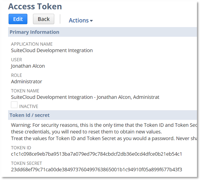 access token 3
