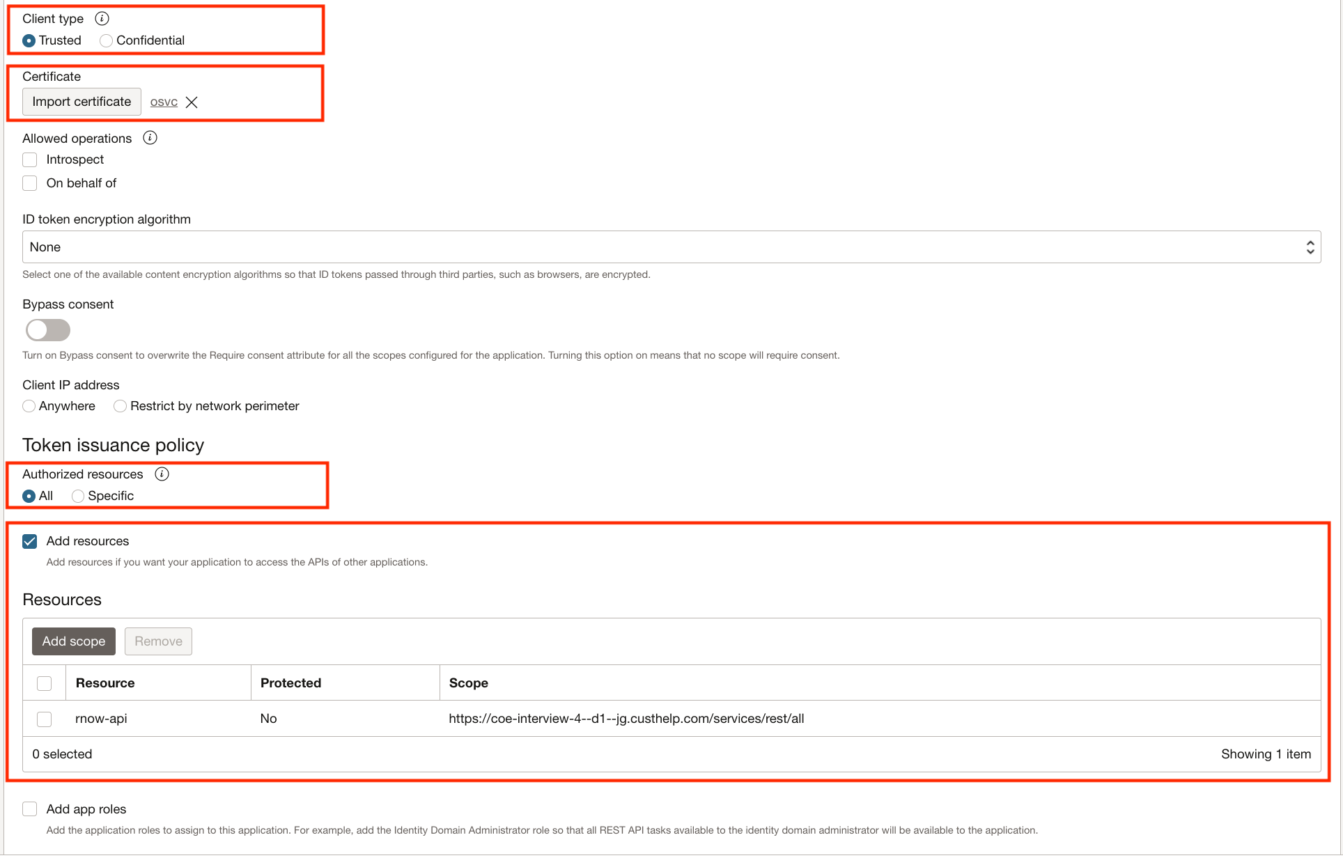 OAuth2 Client Configuration