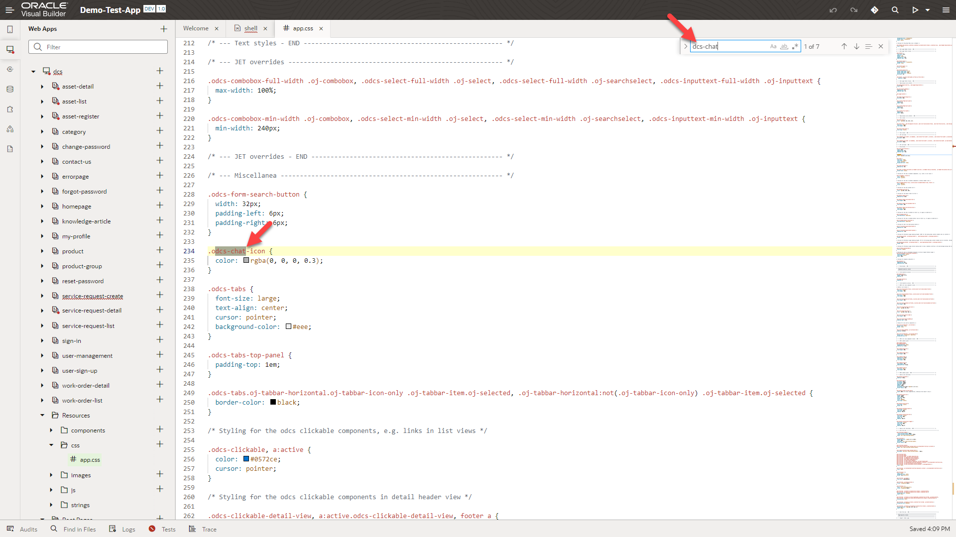 Customize the Look and Feel of DCS Chat using CSS Variables