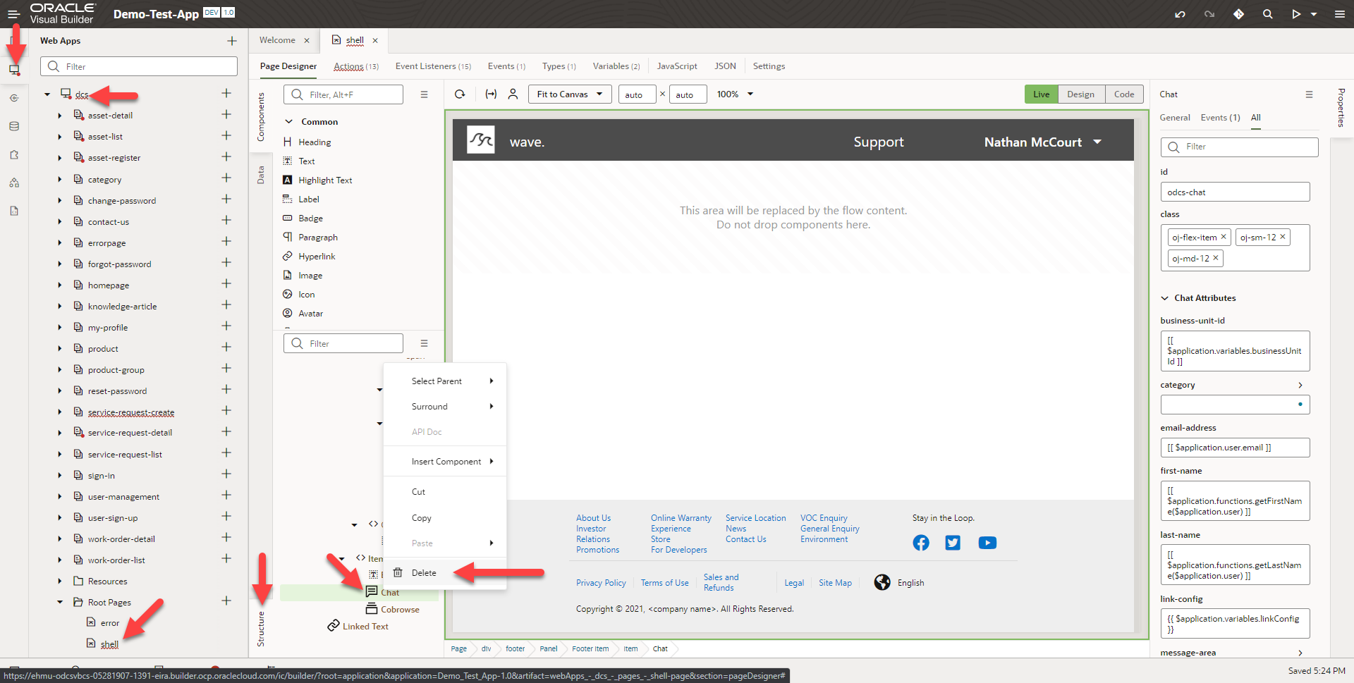 Adding Chat Inlay to DCS App 