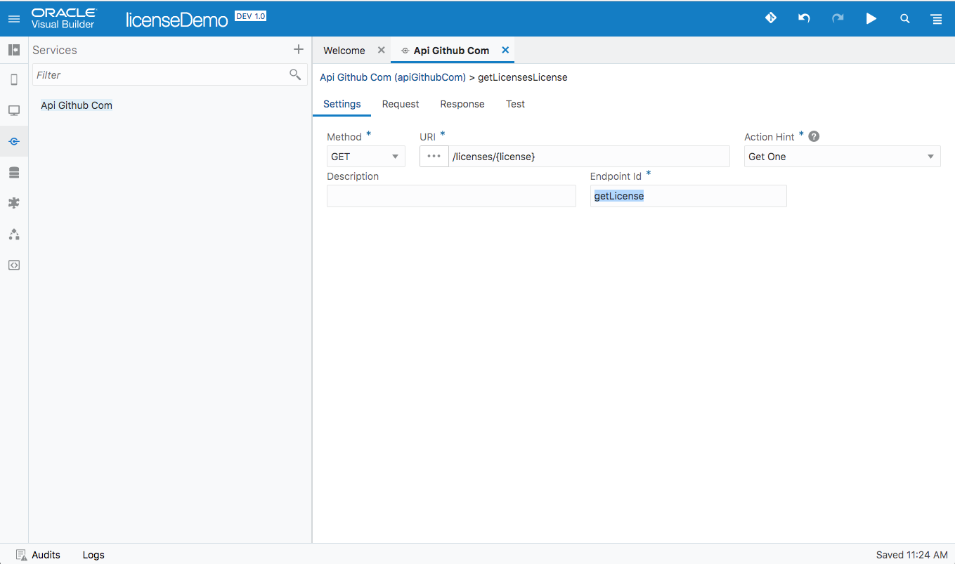 Confirm the endpoint id
