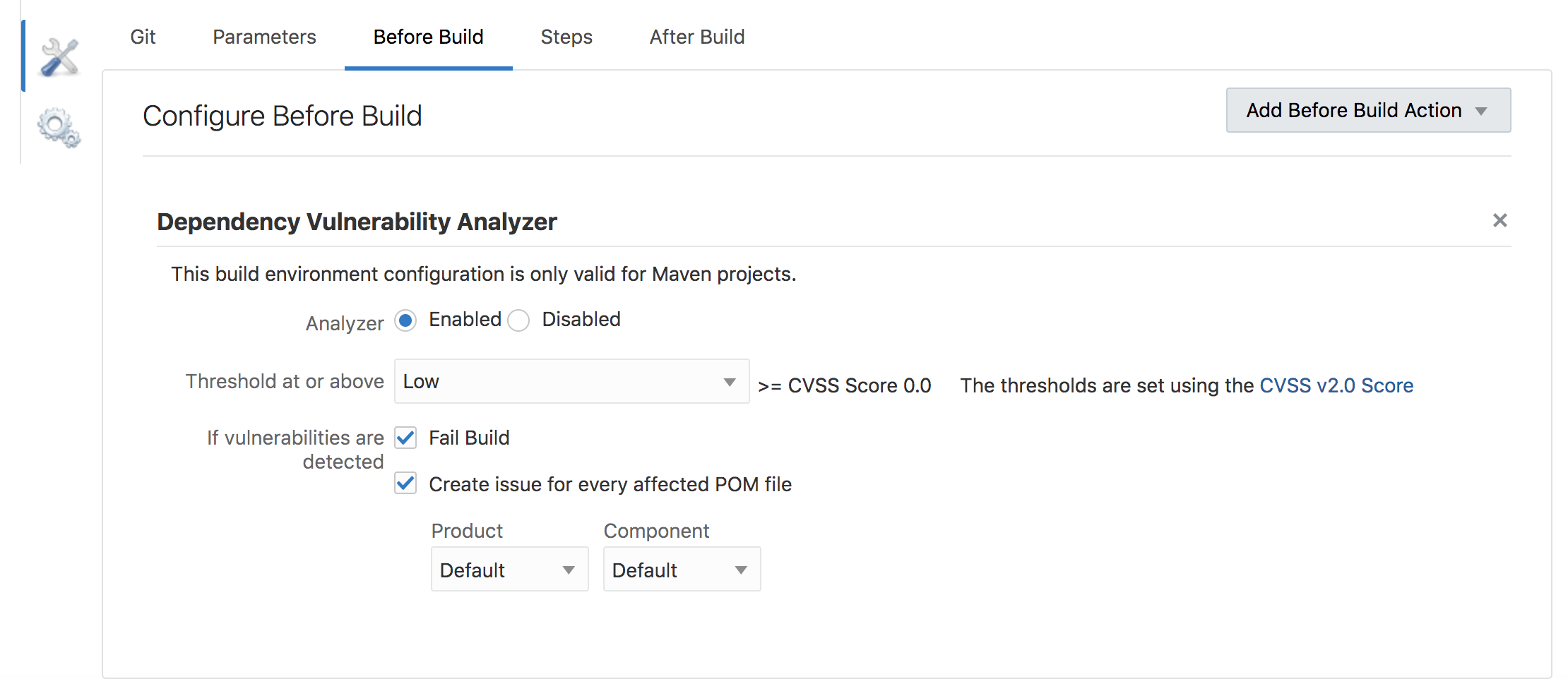 Vulnerability Analyzer Step