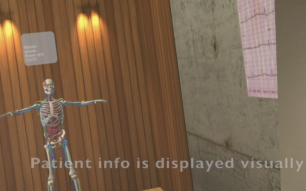 XR Healthcare center 3d info
