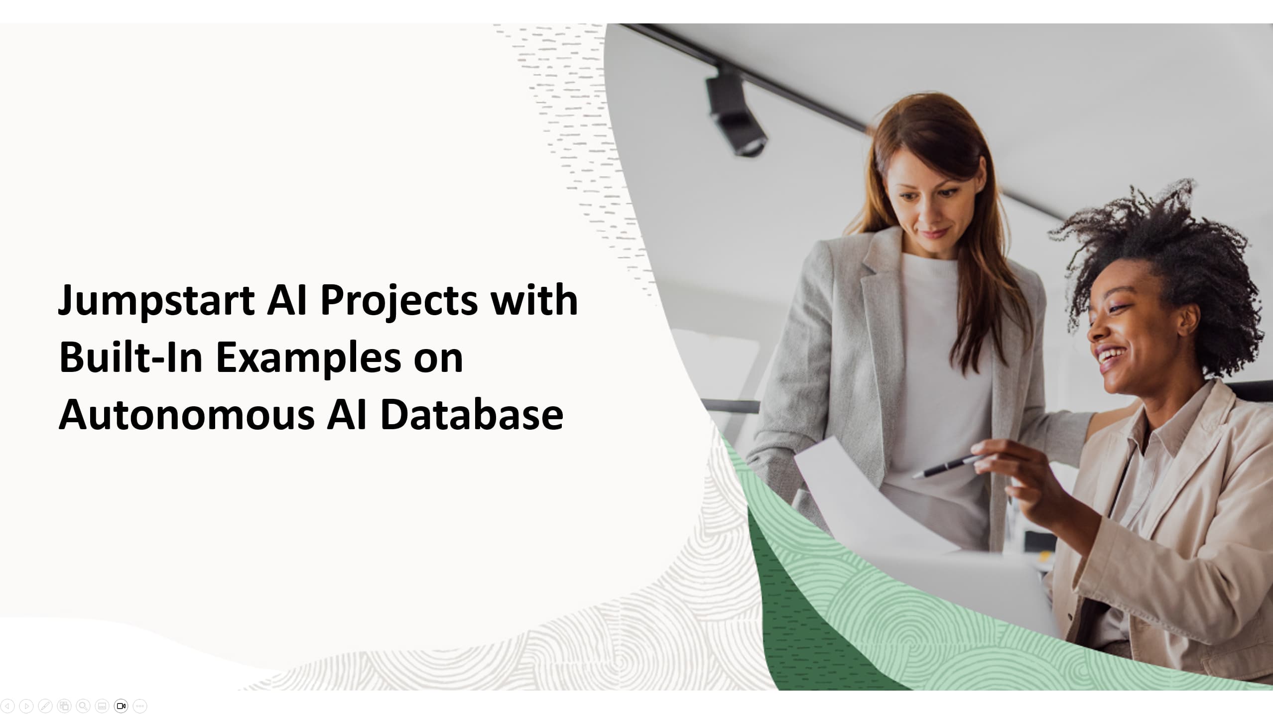Jumpstart AI Projects with Built-In Examples on Autonomous AI Database