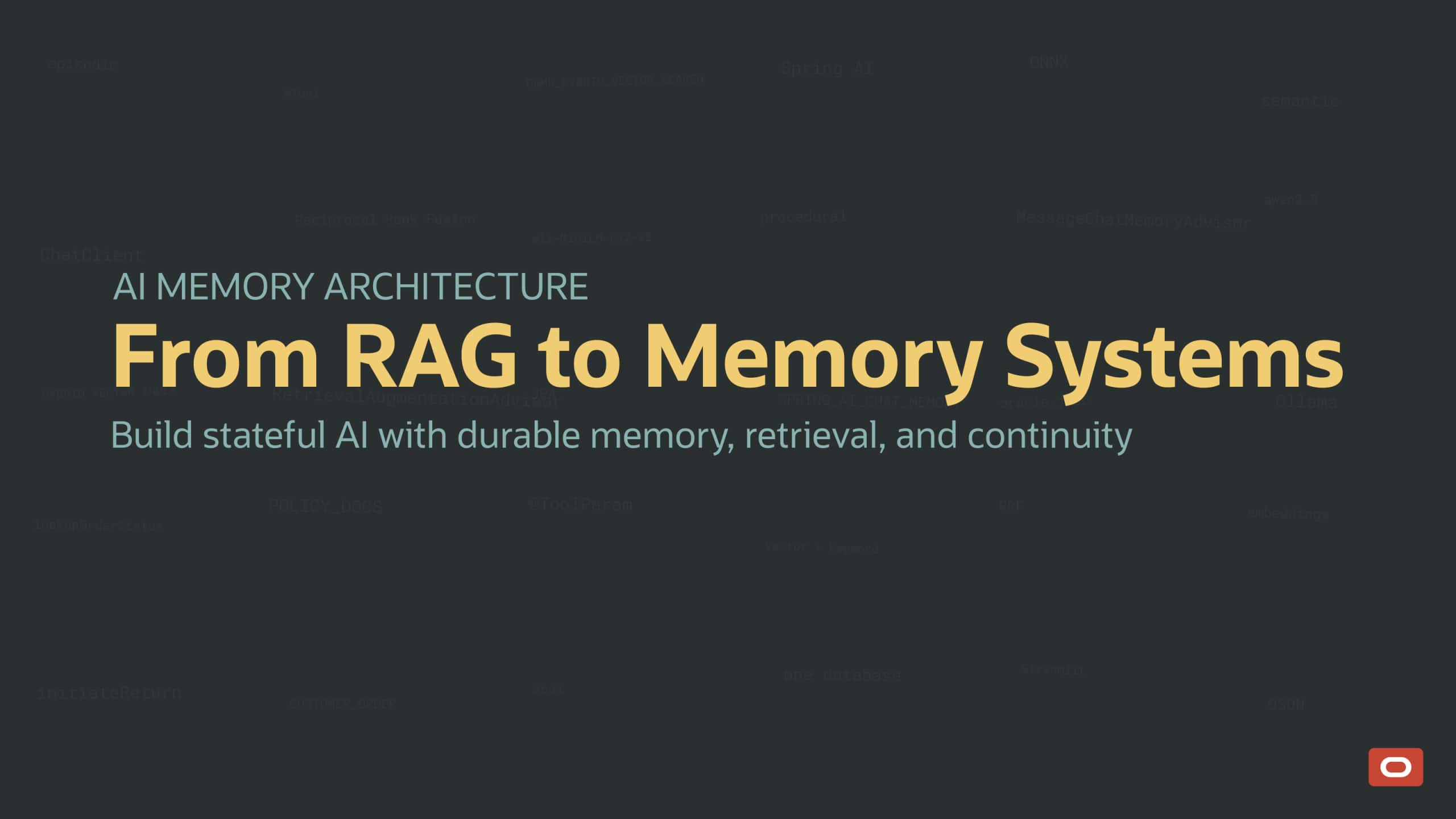 From RAG to Memory Systems: Building Stateful AI Architecture