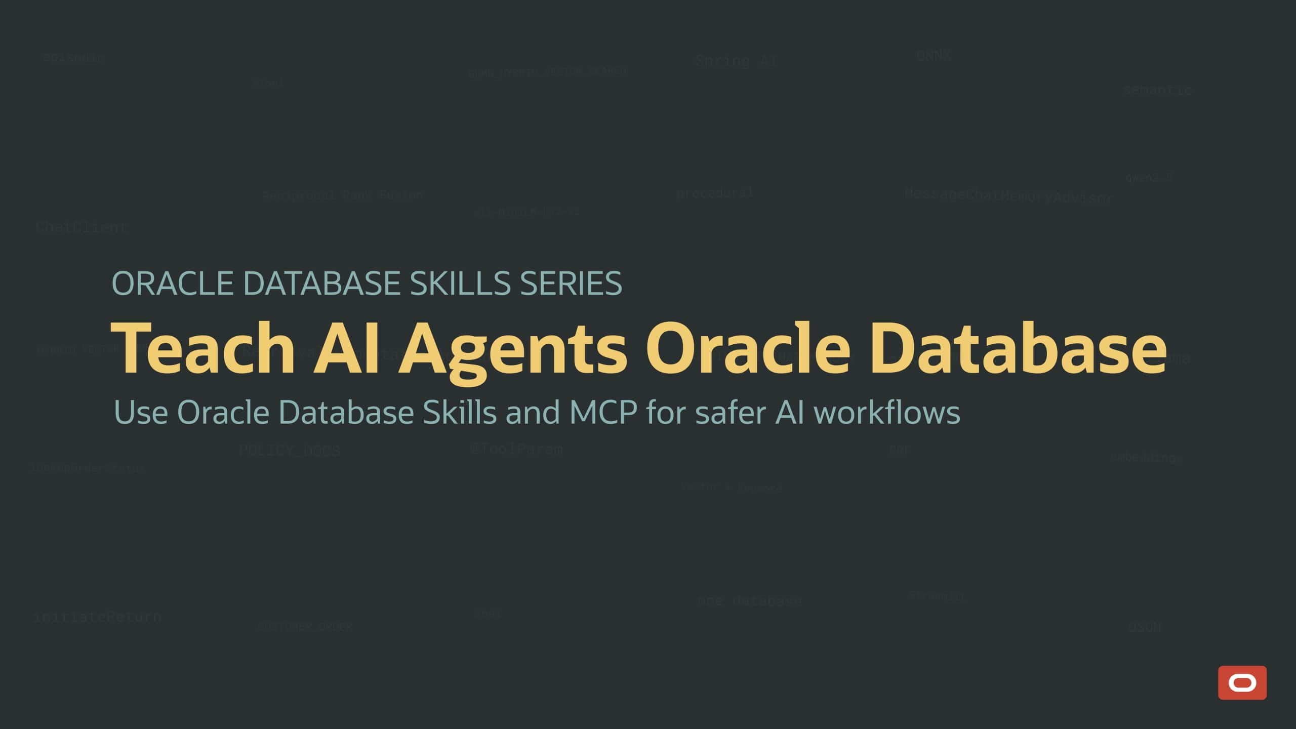 AI agents know SQL. Oracle Database Skills teach them Oracle