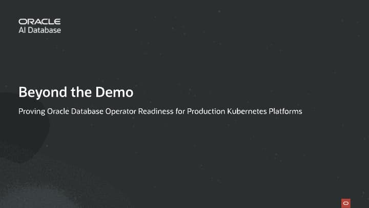 Adopt Oracle Database Operator for Kubernetes Responsibly: From Evaluation Evidence to Platform Pattern