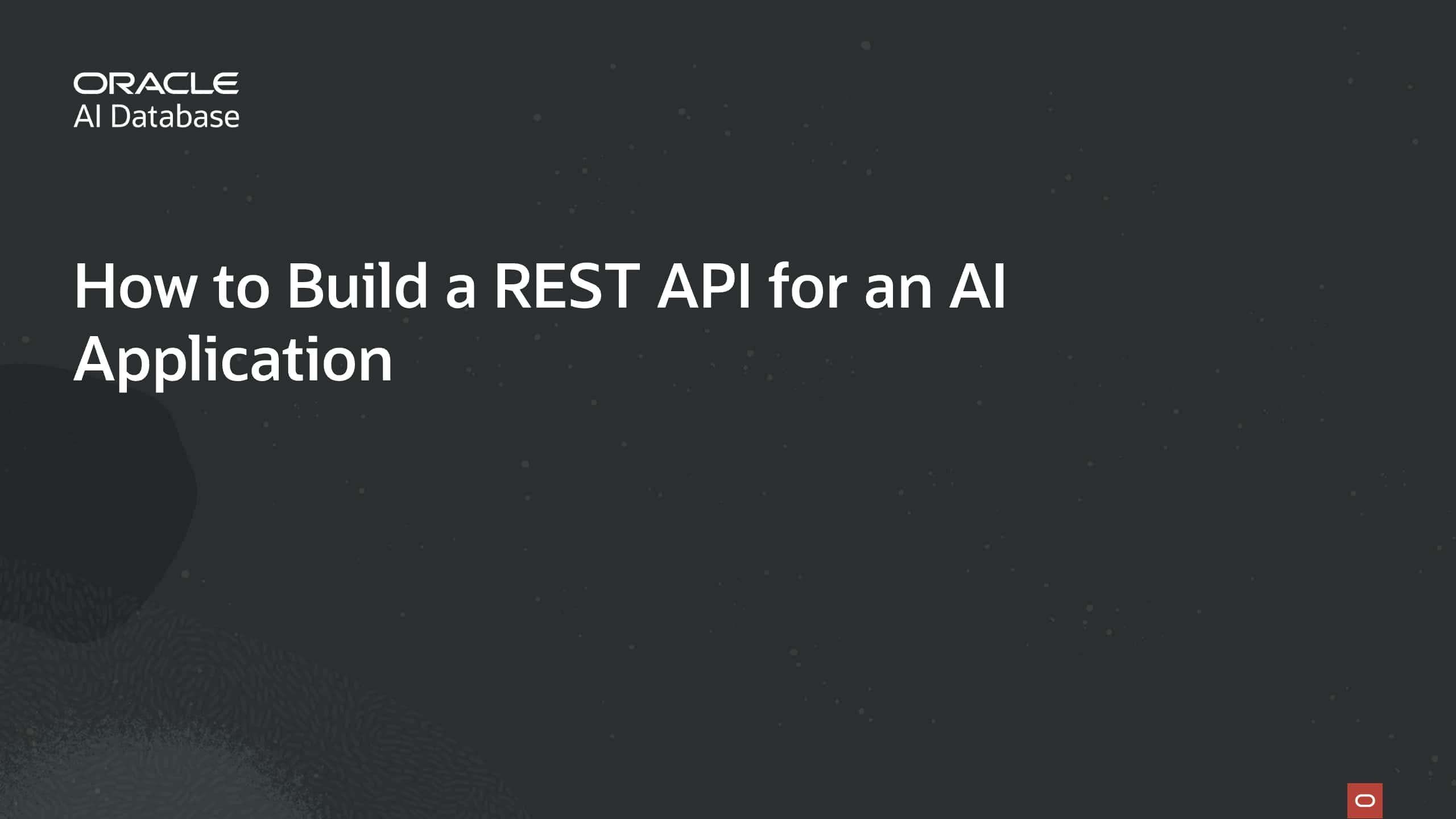 How to Build a REST API for an AI Application