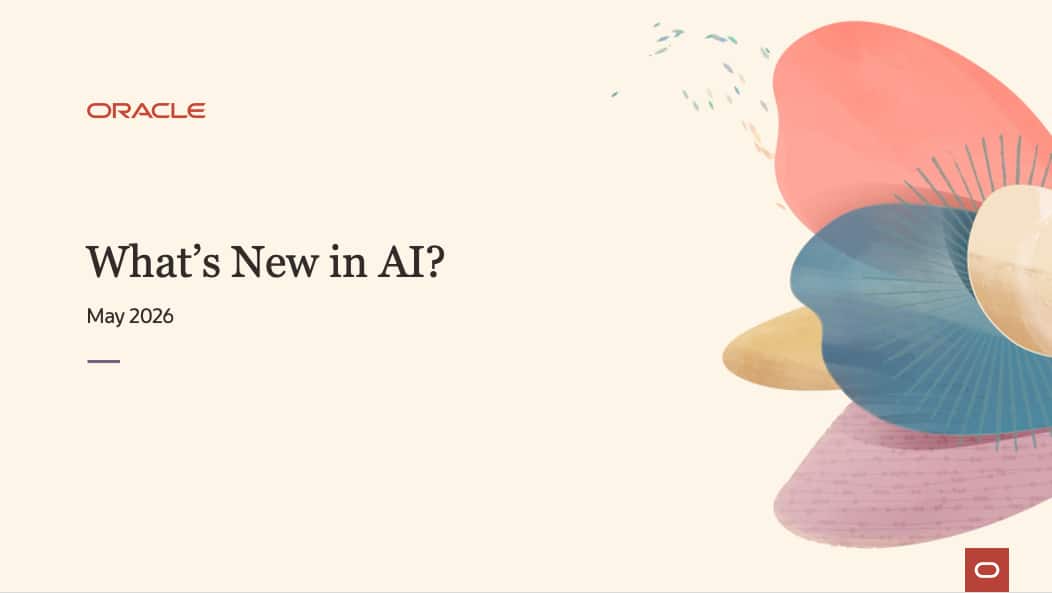 What’s New in AI? May 2026 Edition 