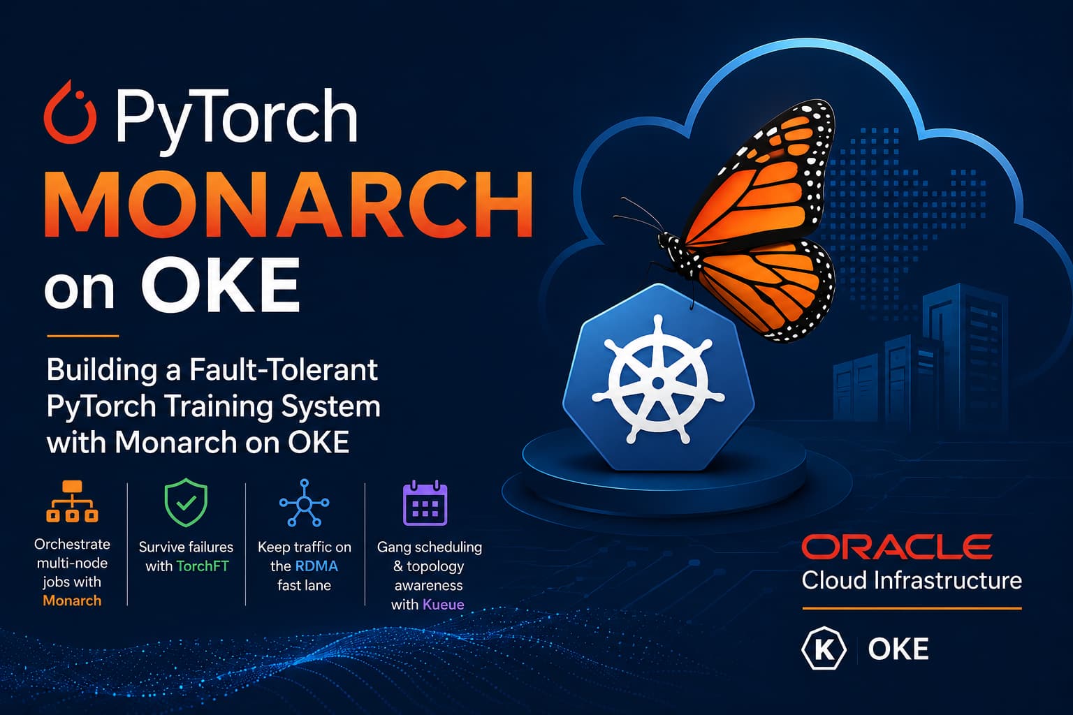 Building a fault-tolerant training system with PyTorch Monarch on OKE