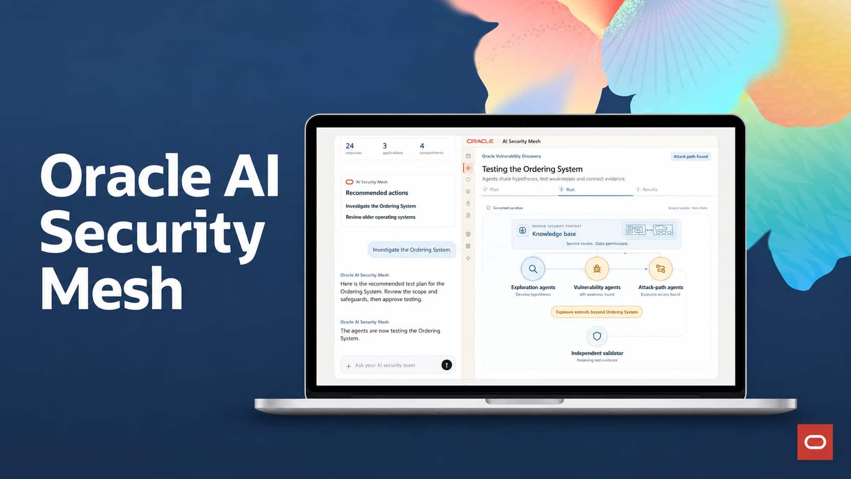 Introducing Oracle AI Security Mesh: Put AI to work finding your hidden security gaps 