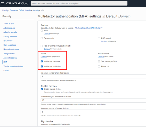 multi-factor authentication