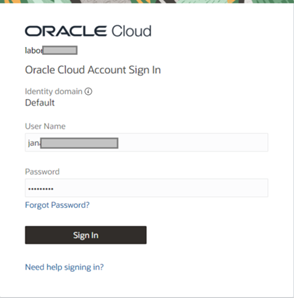 oracle cloud pagina inicial