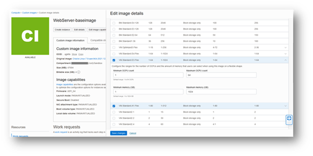 Como criar templates usando custom images