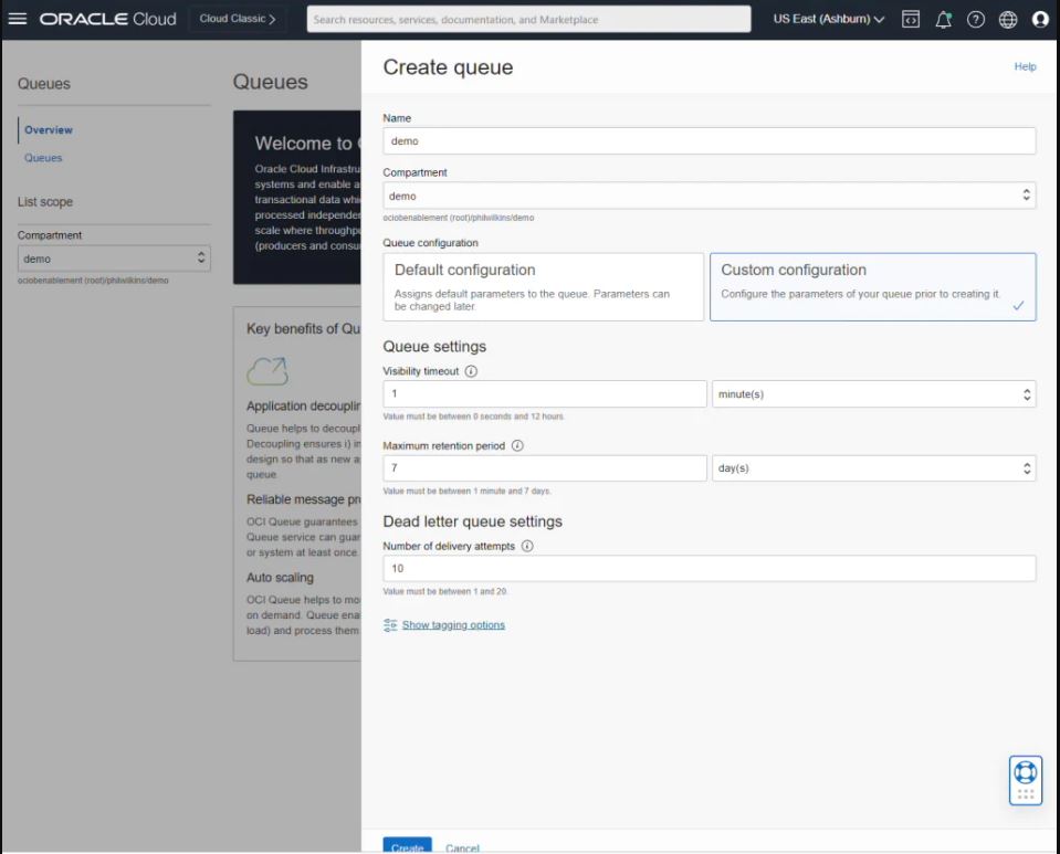 OCI Queue agora está disponível em todas as regiões comerciais