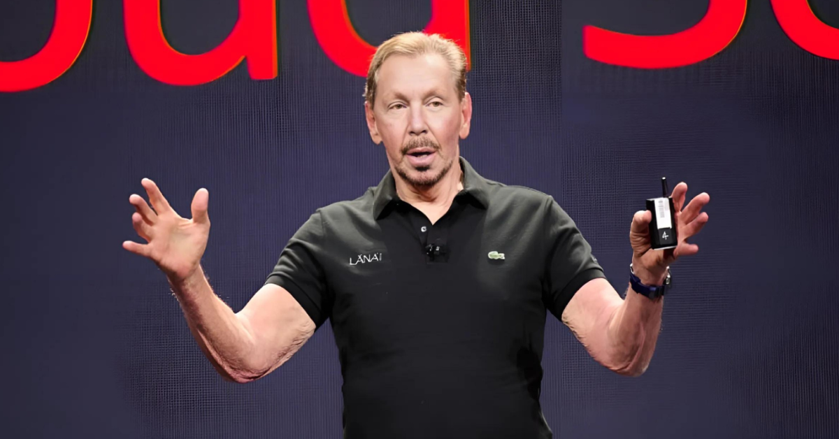 Larry Ellison, fundador y CTO de Oracle, en CloudWorld 2024 en Las Vegas