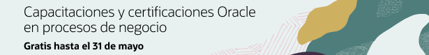 Certificaciones gratuitas en procesos de negocio  Oracle