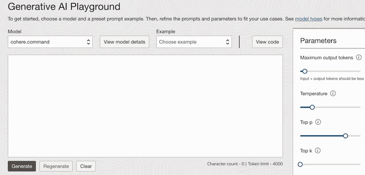 Playground de IA Generativa