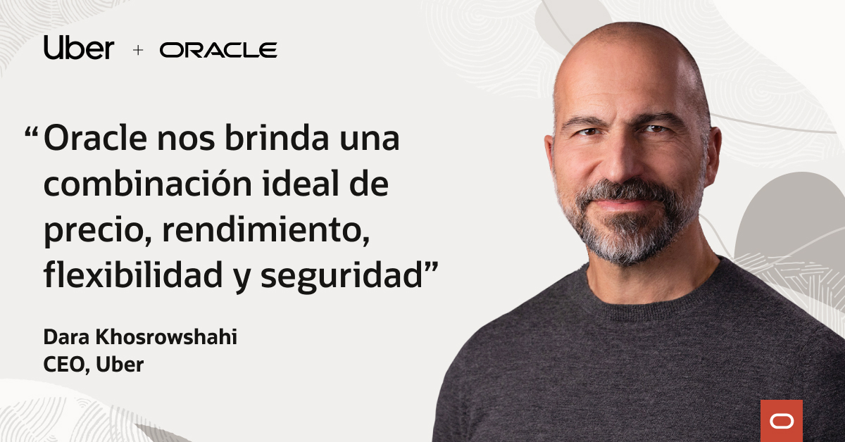 Uber confía en Oracle Cloud Infrastructure