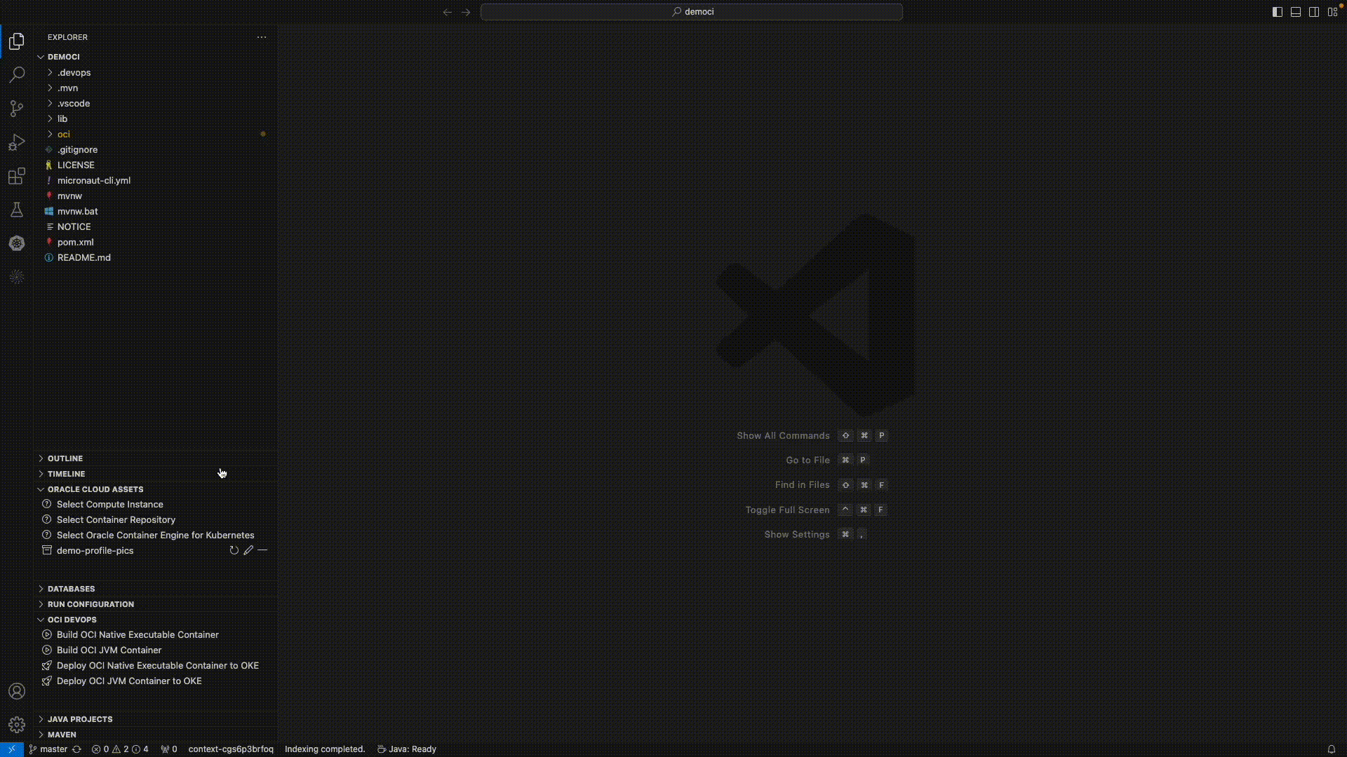 Push Oracle Cloud Asset properties to a K8s ConfigMap using the OCI DevOps pipeline.