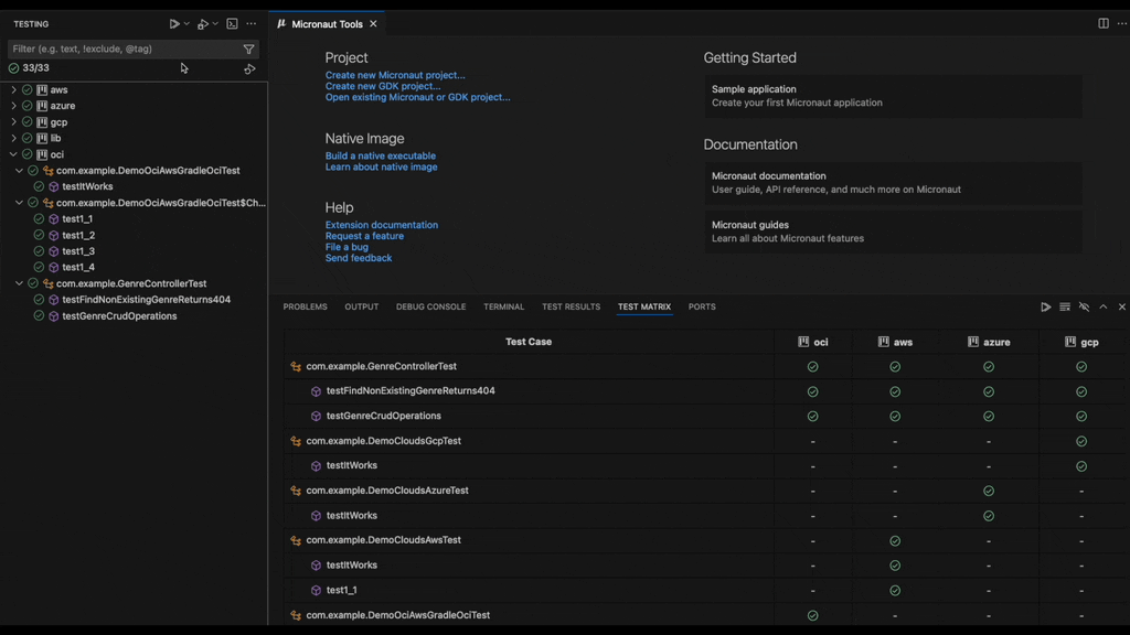 Running test in parallel with the Multicloud Tester.