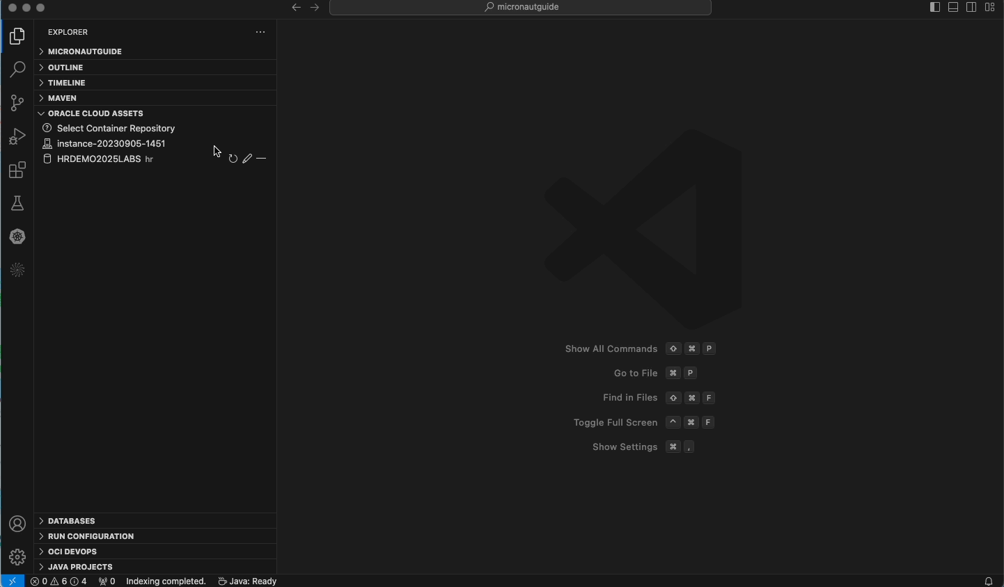 Connecting to a compute instance over SSH.