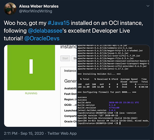 The big green hexagon shows an active Kubernetes cluster