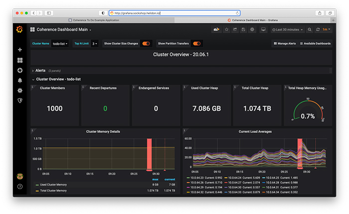 A 1,000-member Coherence cluster