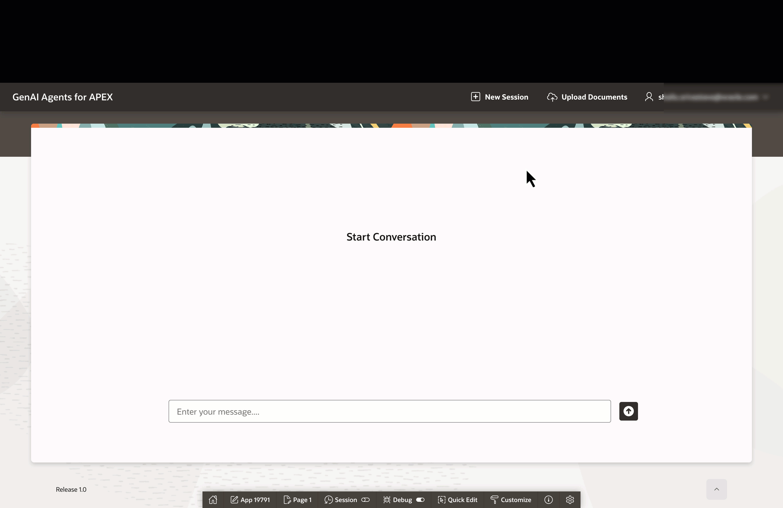 Using OCI RAG Agents with APEX