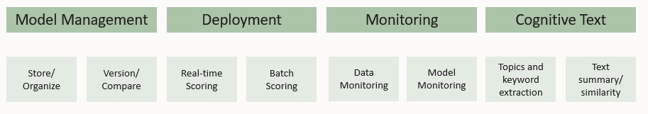 OML Services Functionality