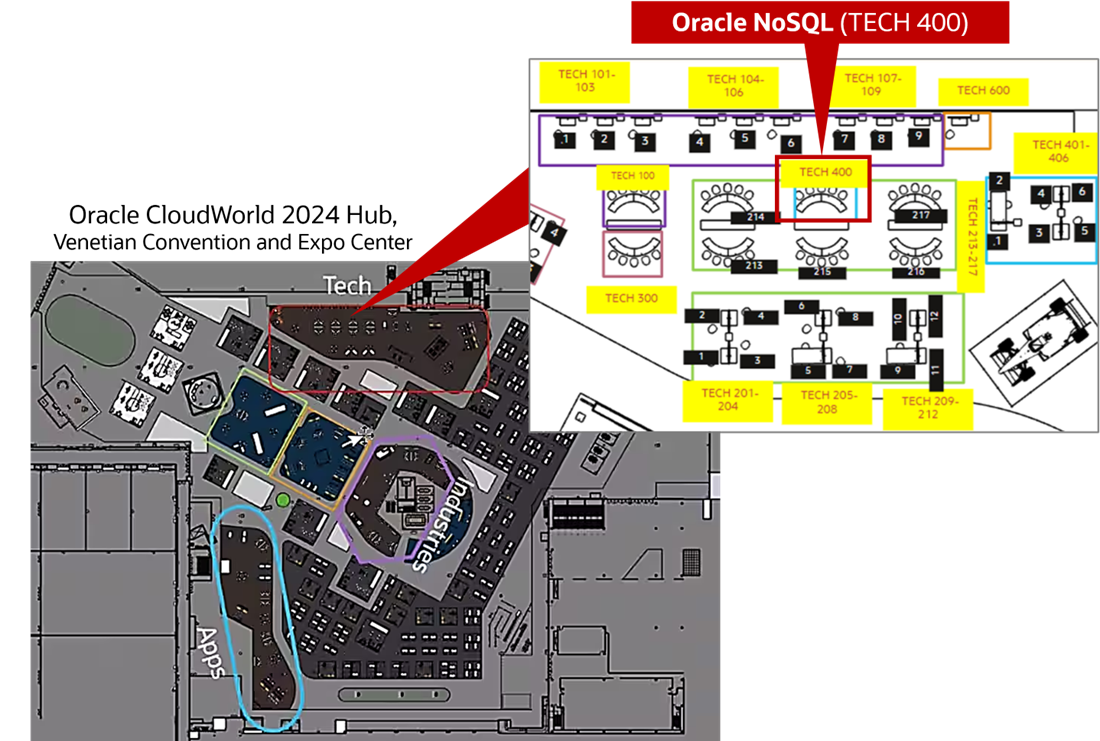 NoSQL TECH400 location at OCW 2024