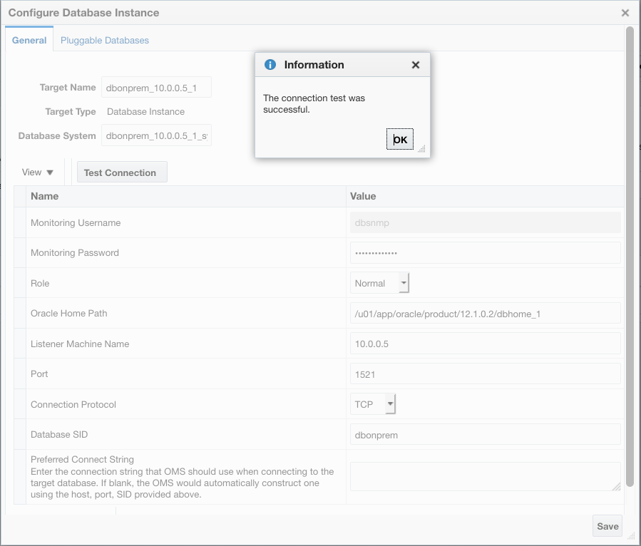 Figures 23, 24, 25 and 26.  Discovering the Database/Listener using standard EM processes.