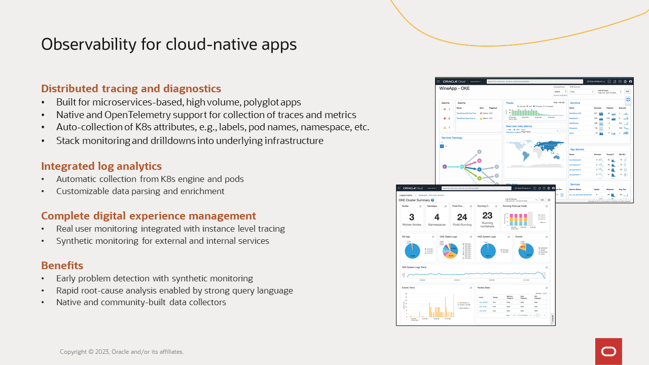 Figure 3: New observability capabilities for cloud-native applications