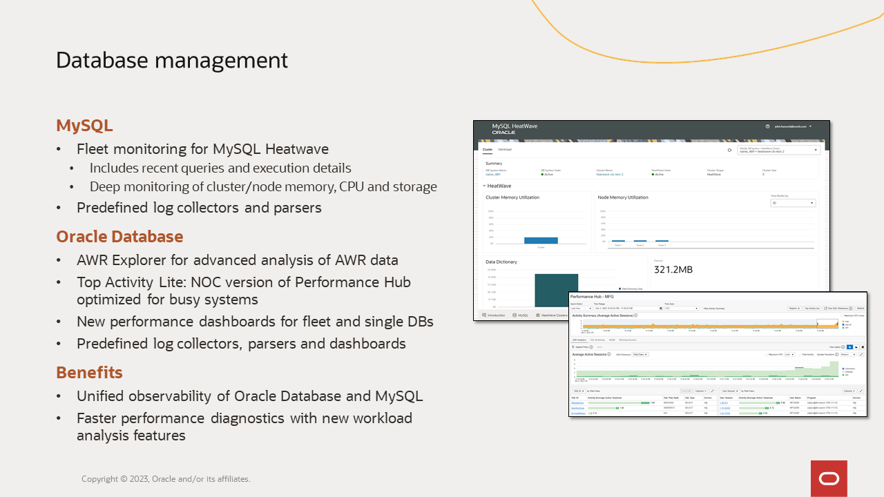 Figure 6: Expanded Database Management