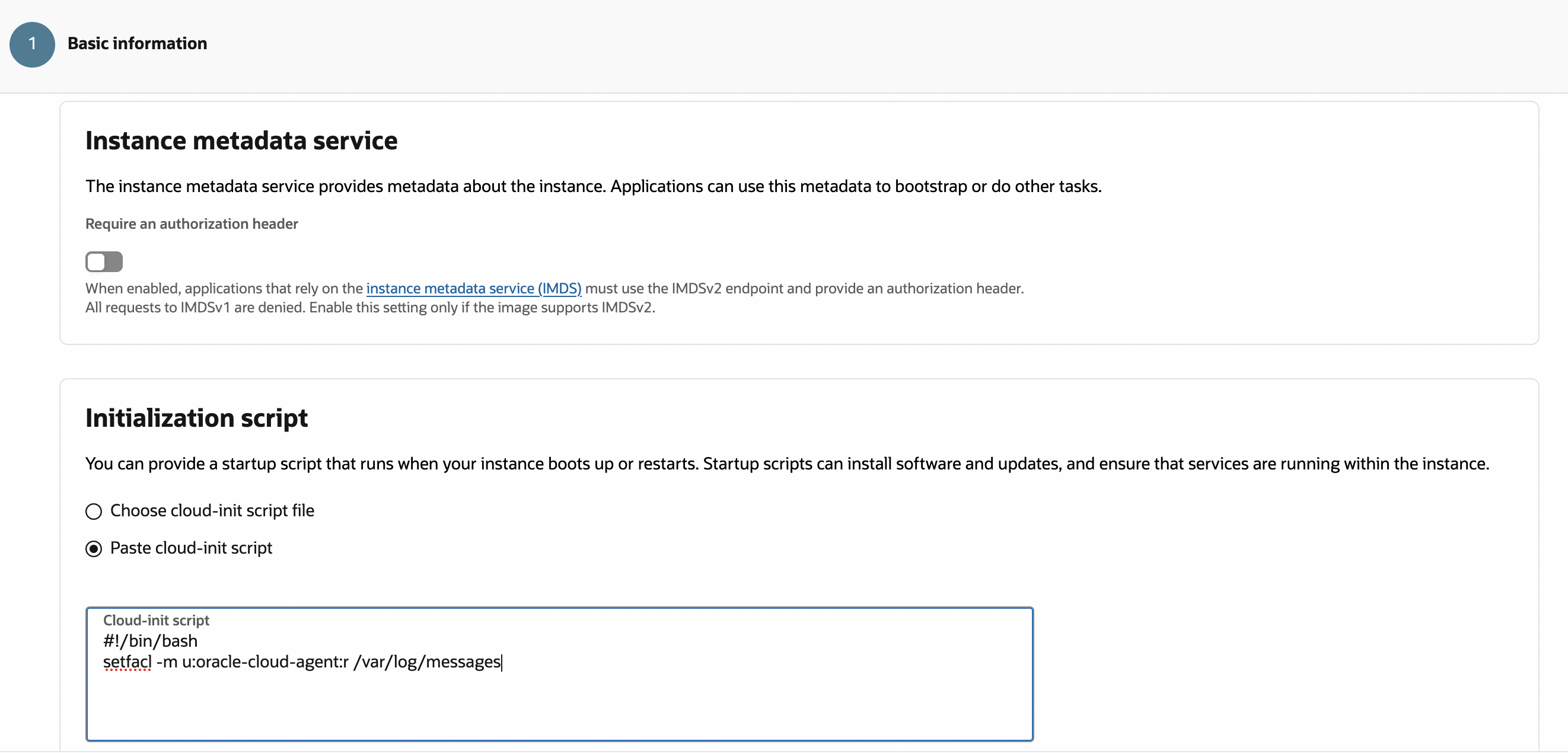 Figure:2 Cloud Init Script