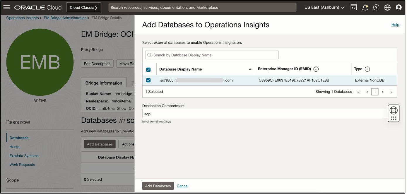 Figure 7: Add the exported Database to OPSI