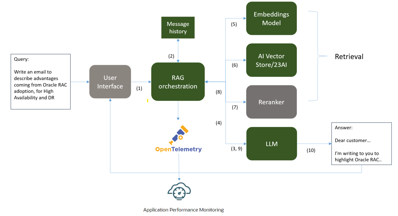RAG APM integration Architecture