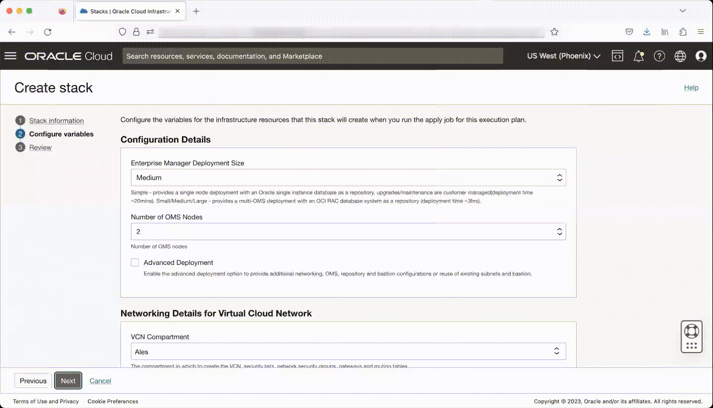 Existing Subnet